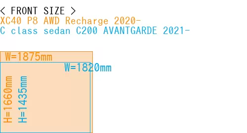 #XC40 P8 AWD Recharge 2020- + C class sedan C200 AVANTGARDE 2021-